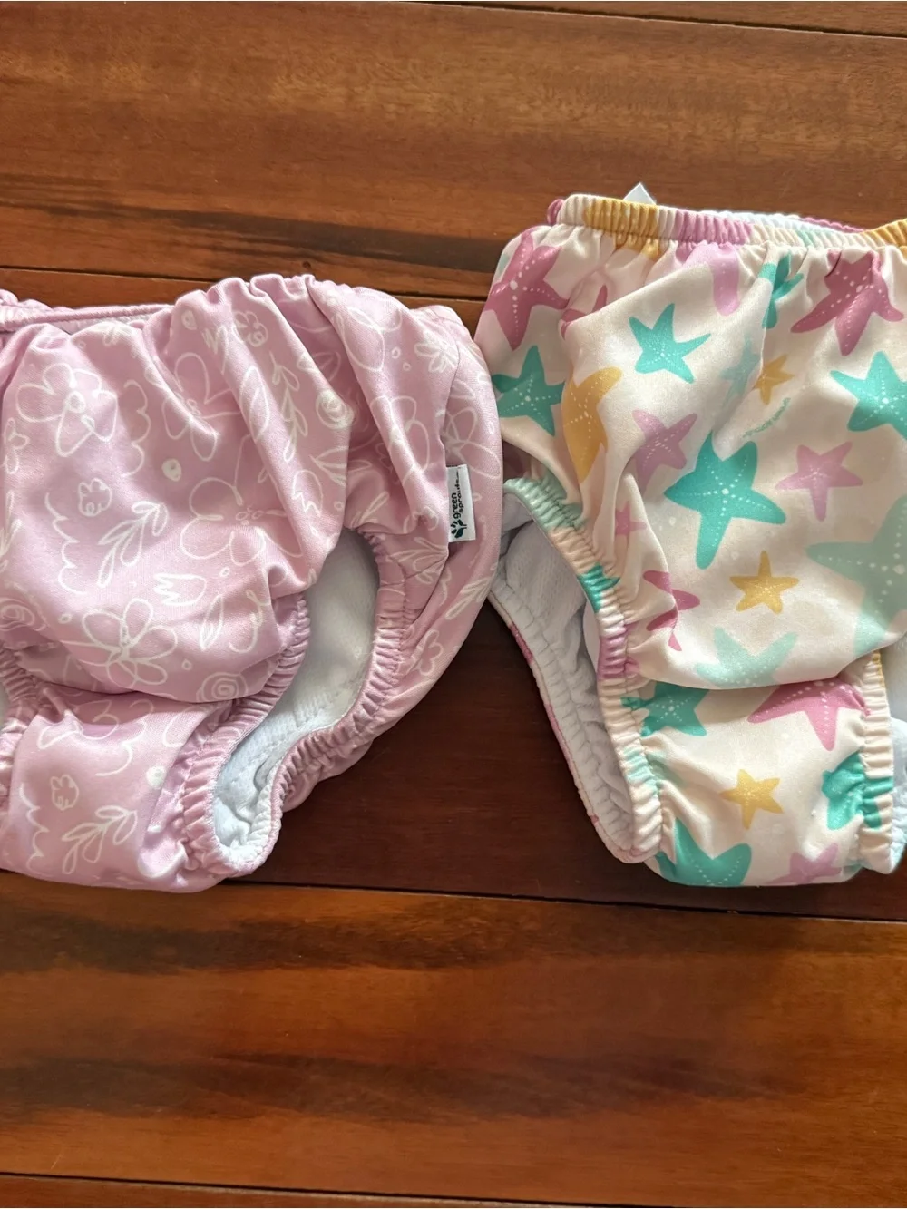 Lot of 3T Girls Swim Reusable Water Diapers, Cover Up, Long Sleeve Swimsuit